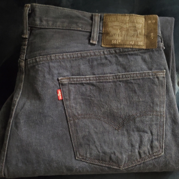 Levi's Other - Levi's Men's Dark Gray Straight Jeans